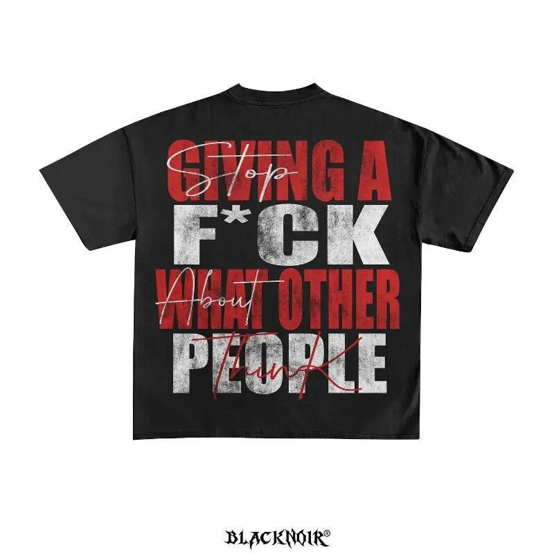 Gothic Graphic Print Men's T-Shirt Y2K Streetwear Short Sleeve