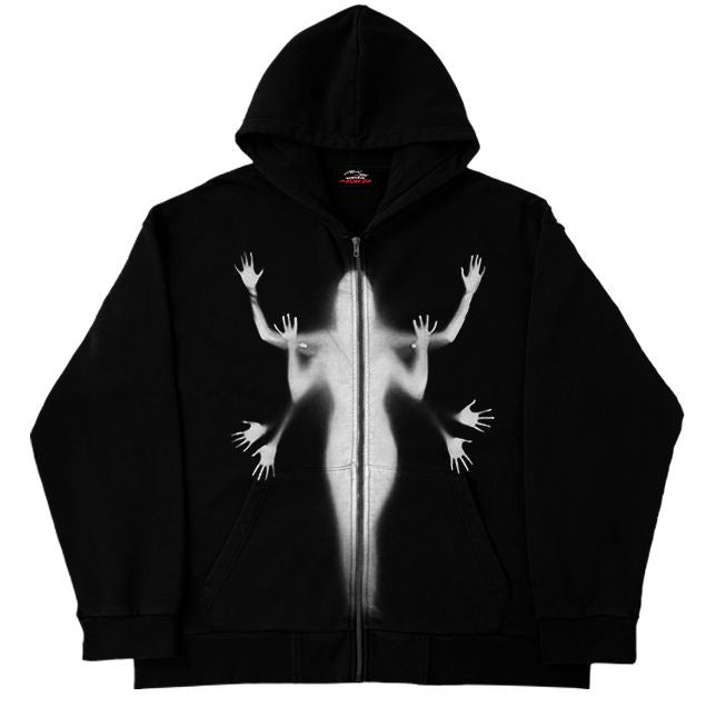 Hoodie Streetwear Zip-Up Cardigan